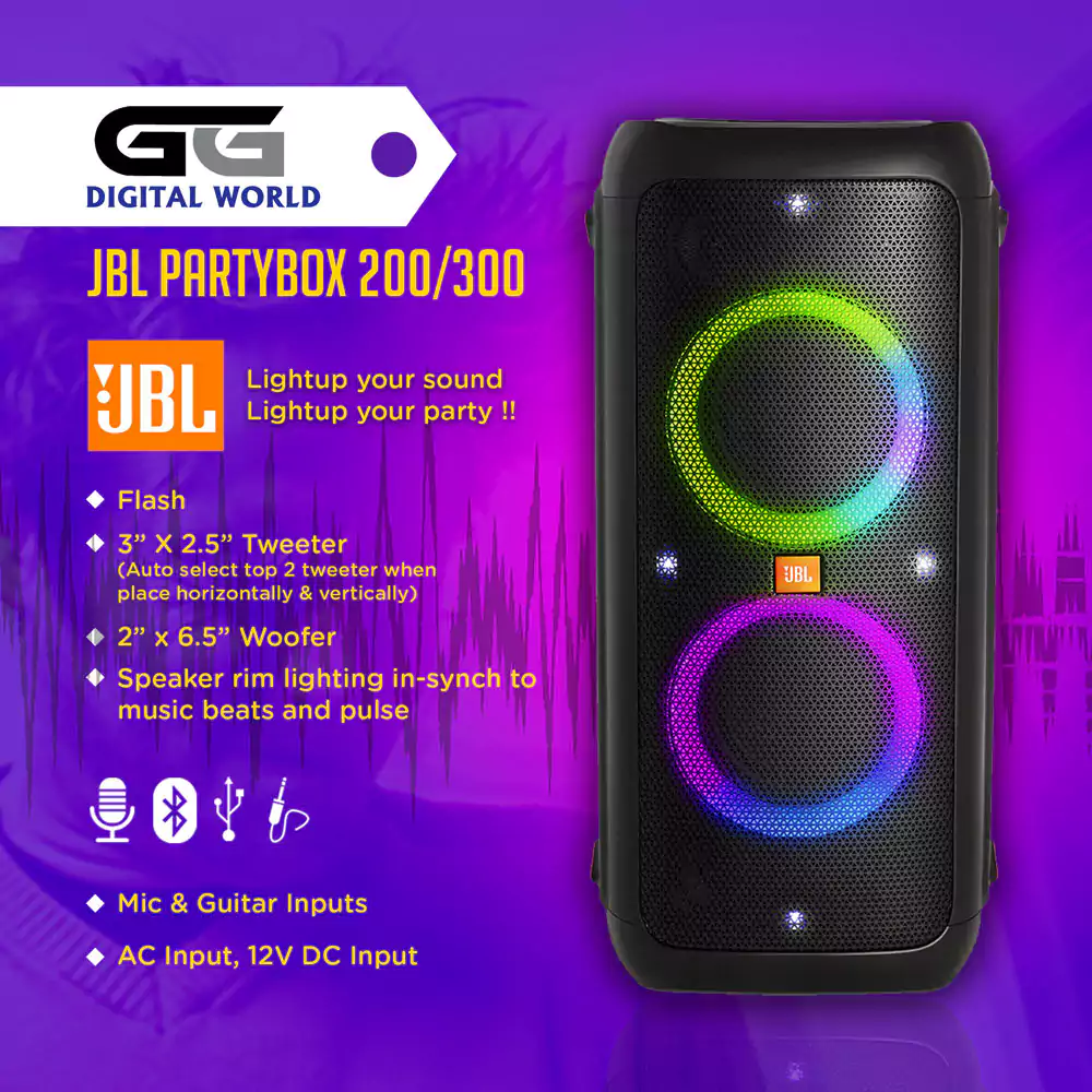 GG Digital World JBL Partybox
